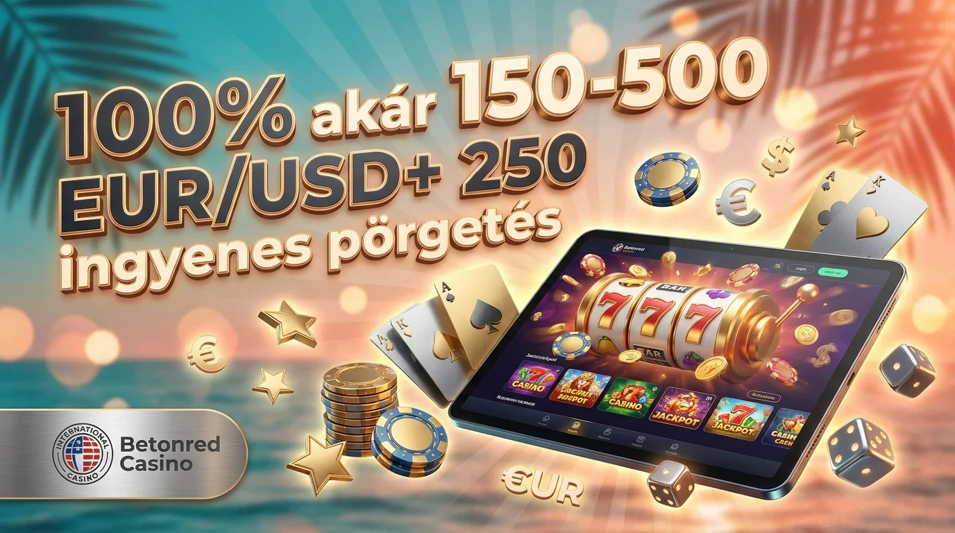 100% akár 150-500 EUR/USD+ 250 ingyenes pörgetés